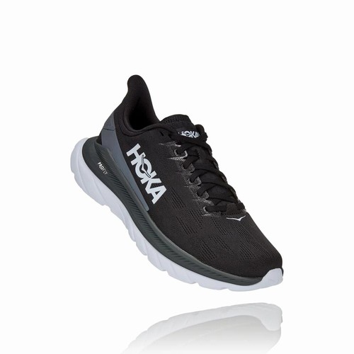 Hoka One One MACH 4 Road Running Shoes For Men India Black IN-8296